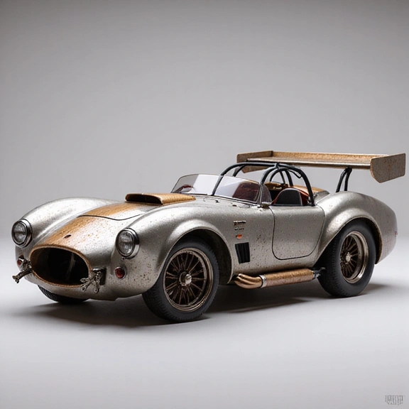 Escultura 3D de un vehículo de Kilmaster