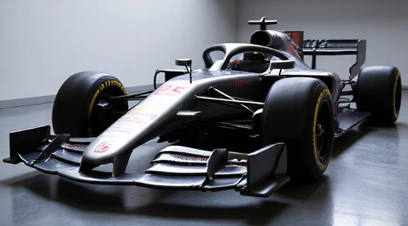 Imagen de un vehículo de carreras con nuevo diseño