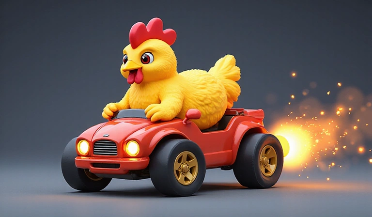 Arte conceptual de un power-up especial para gallinetas de carreras