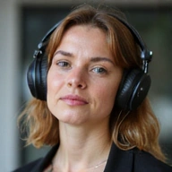 Imagen de perfil de una diseñadora de sonido